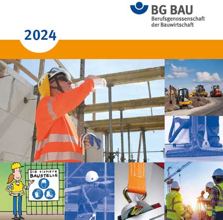Titelbild der BG BAU Seminarbroschüre 2024