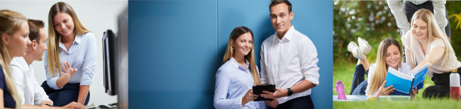 Collage Nachwuchskräfte Studium