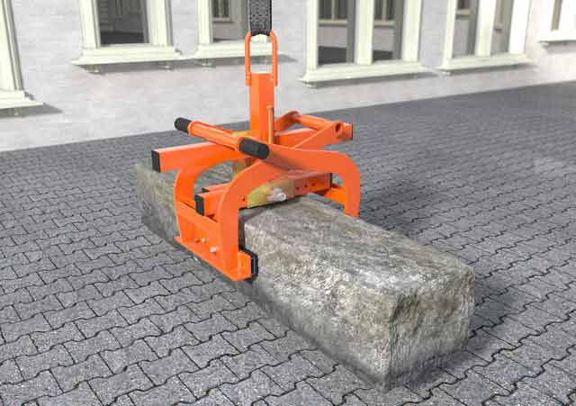 Bordstein-Versetzgerät - mechanisch