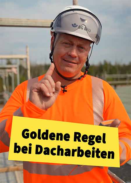 Denny Hillert auf dem Dach